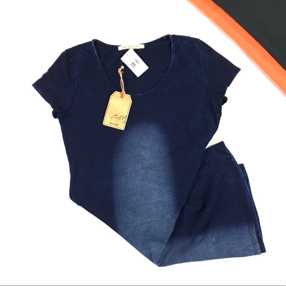 TEE by Big Star T-shirt Dress Blue size XS